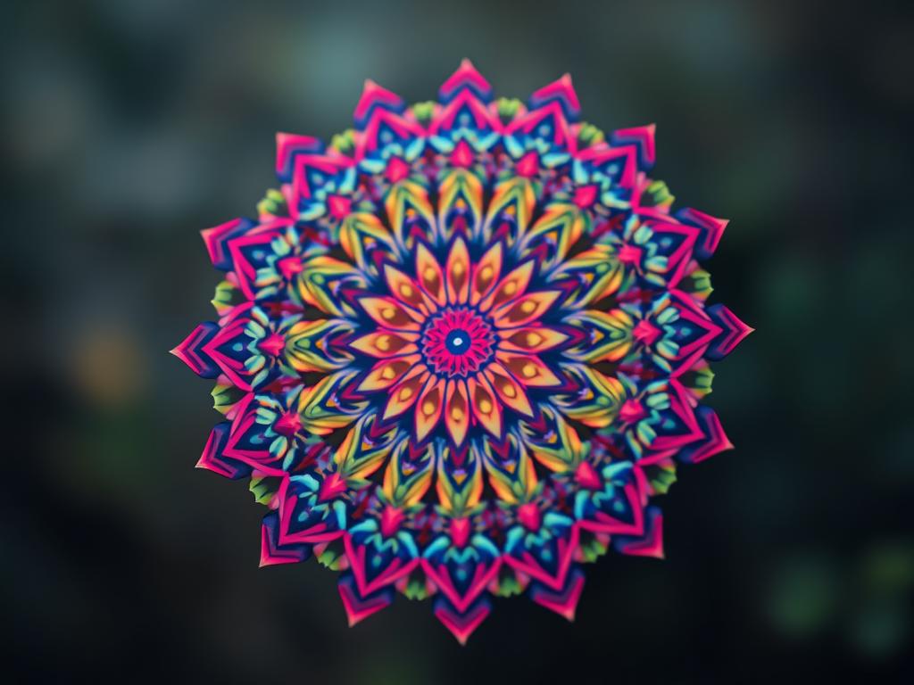 Künstlerische Umsetzung Mandala Design